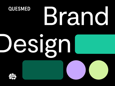 Quesmed brand design brand design brand hero brand identity branding colorful education friendly graphic design illustrations key visual learning logo medicine minimalistic modern shapes simple smart typography visual identity
