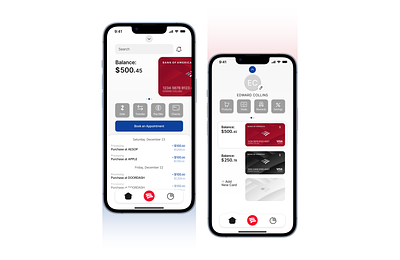 Bank of America Redesign application bank of america boa mobile redesign ui ux