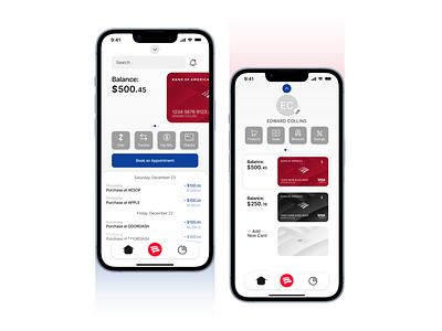 Bank of America Redesign application bank of america boa mobile redesign ui ux