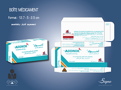 ADDNOK Medicine Box Graphic Design Showcase box branding design graphic design illustration logo medication medicine box ui vector