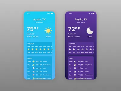 Daily UI - 037 Weather Design app app design daily ui daily ui challenge design ui ui design uiux ux ux design uxui