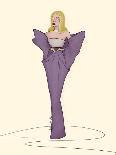 Bewitched Design fashion fashion design flat illustration illustration procreate