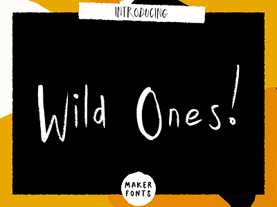 MF Wild Ones Handmade Font branding design font typography