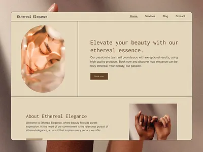 Minimalist Landing page designinpiration digitalaesthetics digitaldesign elegance exploringstyles landingpage minimalism uiux userexperience webdesign