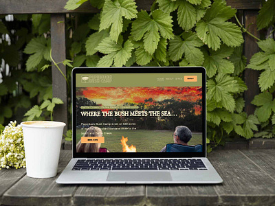 Paperbark Bush Camp Website Design branding design graphic design logo squarespace design website design