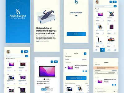 Gadget Marketplace Mobile App app apple brand profile branding creative design figma gadget graphic design illustration mobile ui ux
