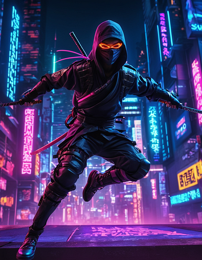 Ninja graphic design