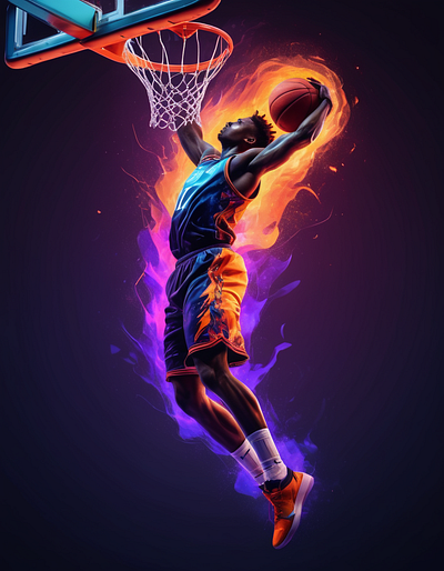 Basketball graphic design