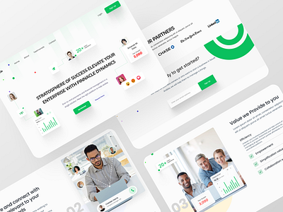 Saas Landing Page Design black branding clean clean design design green landing page landing page design modern design saas landing page saas product saas website saas website design ui ui design uiux ux design website website design white