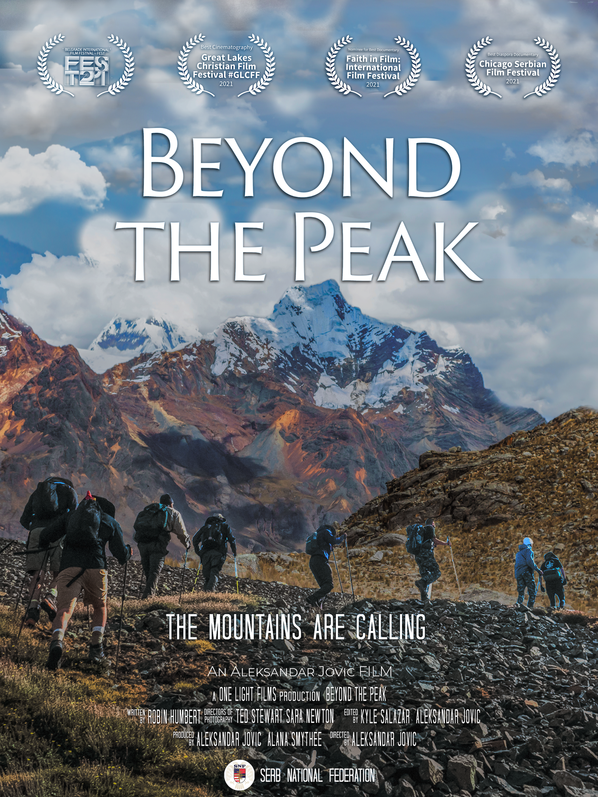 Beyond The Peak copywriting epk key art movie poster poster design web design