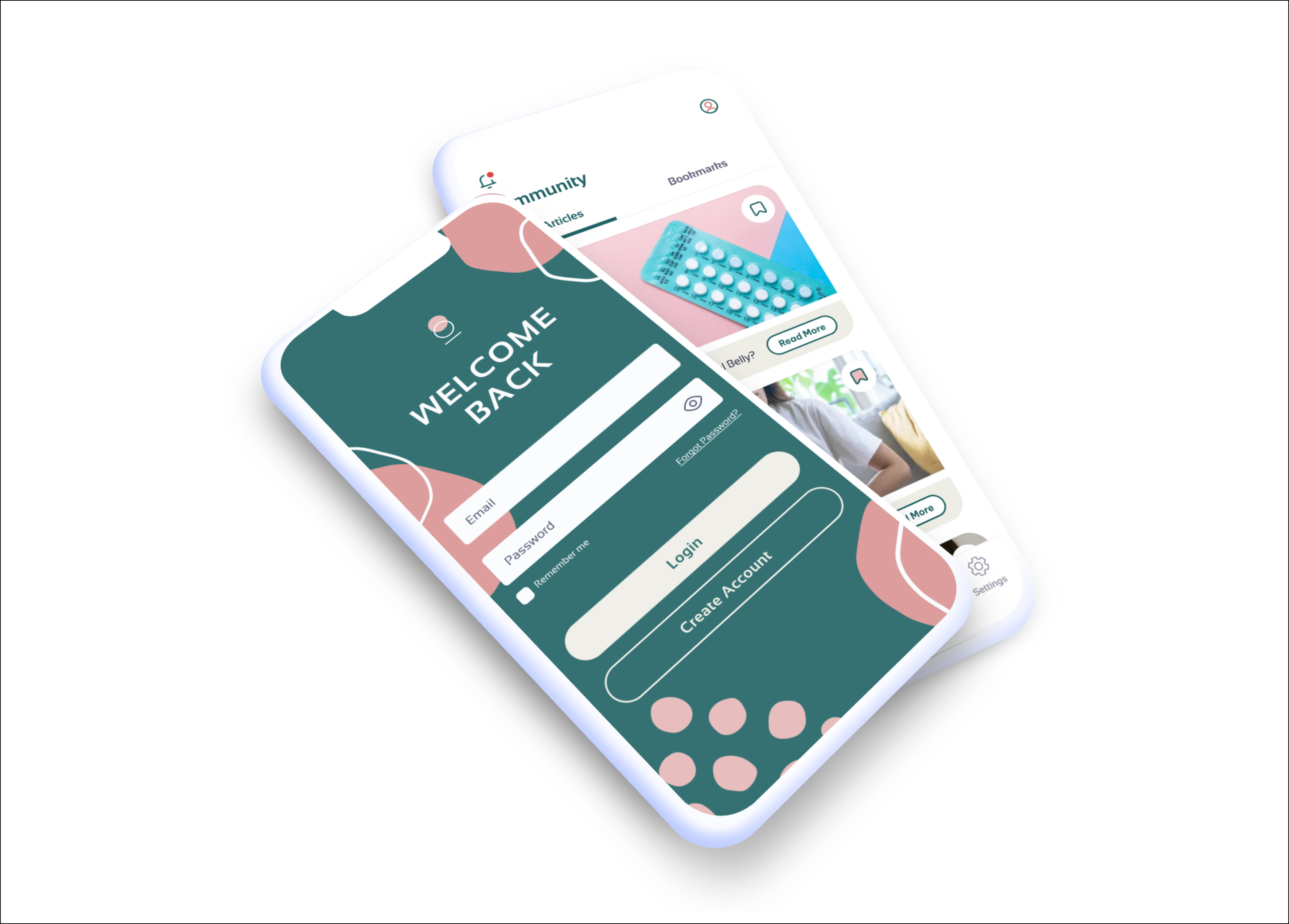 InBalance Mobile App art direction branding design graphic design illustration ui ux