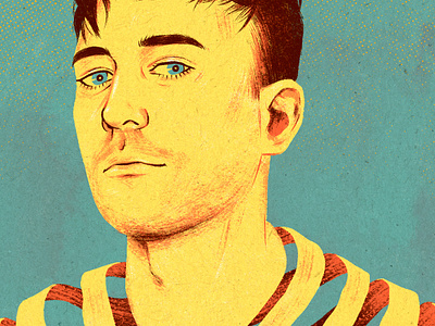 Sufjan Stevens illustration javelin music musician portrait sufjan stevens