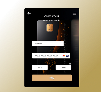 Credit Card Checkout desing graphic design ui