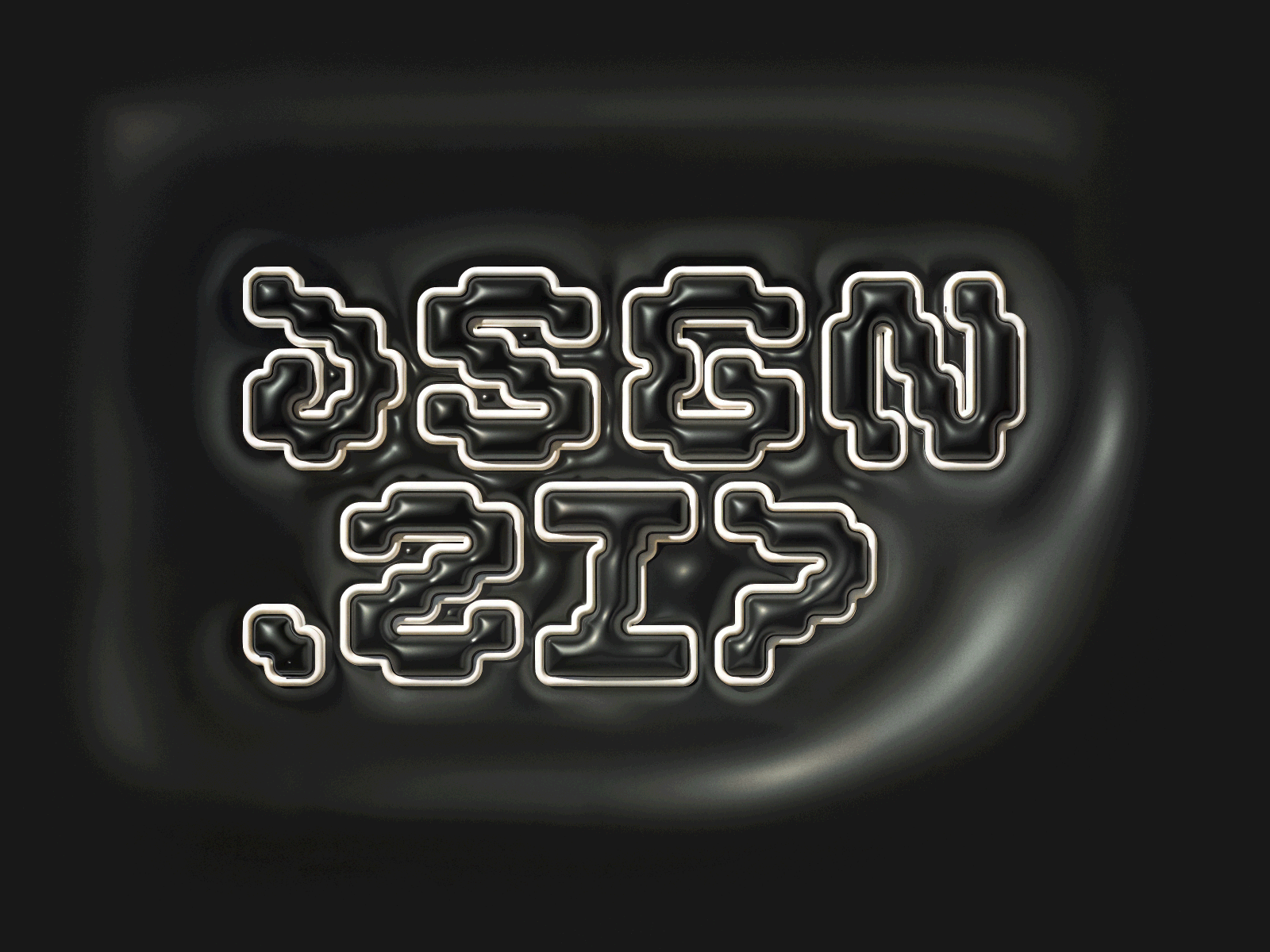 dsgn.zip - lettering tests branding lettering logo mark poland wip
