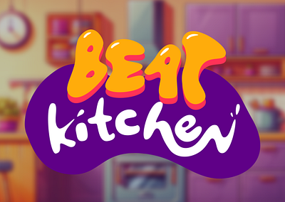 Beat Kitchen Game branding game game design graphic graphic design logo logo design typography vector