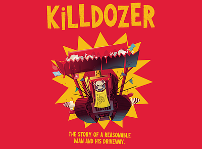 Killdozer board game card game illustrator