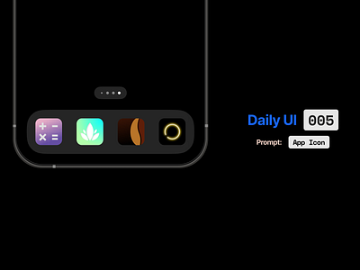 Daily UI 005: App Icon(s) app icon calculator icon coffee icon daily ui daily ui 005 game icon ios icons neon icon plant icon