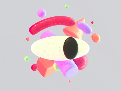 EYE / IBM 3d 3dart 3dillustration animation c4d character design digitalart eye eyes ibm illustration minimalist render