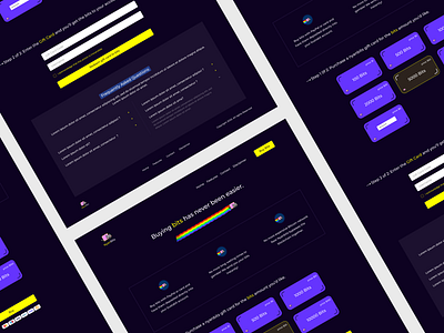 Revolutionizing Transactions with Gift Cards – A UI/UX Design blue and black dark theme designer figma graphic design presentation ui uiux design user experience userinterface ux design web page
