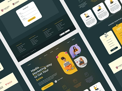 UI/UX Delight for Educational Course Presentations colorful theme figma landing page simplistic uiux design userinterface ux design web page web page presentation