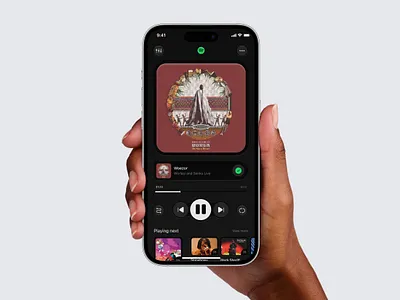 Spotify music application redesign concept design music skeuomorphism spotify ui
