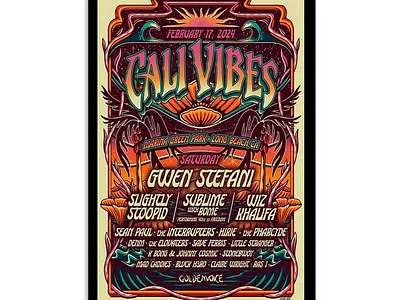 Cali Vibes Marina Green Park Long Beah, CA 2-17-2024 Poster