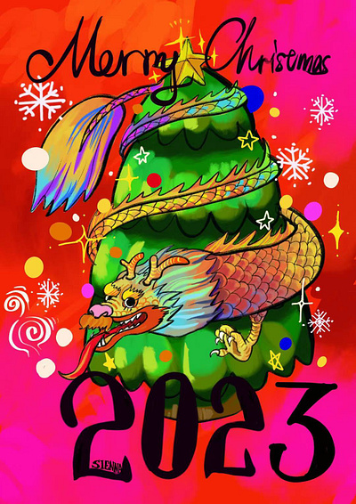 Christmas & Dragon procreat