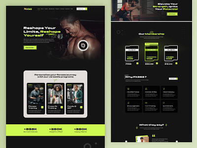 Fit365 - Health & Fitness Website Design design fitness fitness coach fitness website framer health health coach noocode personal fitness coach responsive design ui web design web development webflow