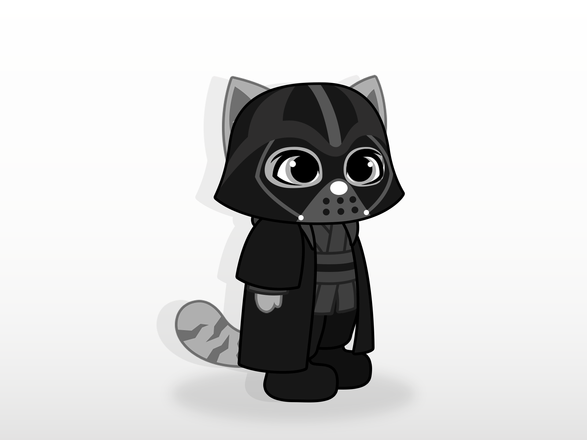 Piano Cat Tiles: Main Character - Darth Vader anakin anakin skywalker animal cat cat tiles character darth vader feline game illustration jedi jedi knight kitty mobile game music game piano game piano tiles sith sith lord star war