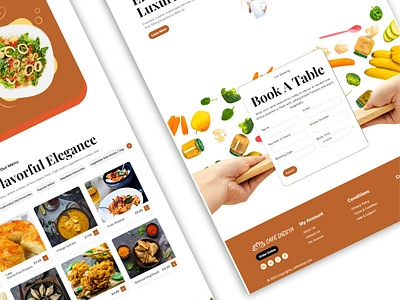 The Indian Cuisine Flavour Fiesta app development branding mobile app ui