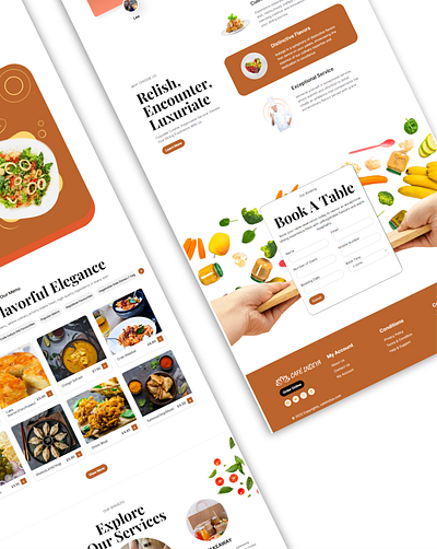 The Indian Cuisine Flavour Fiesta app development branding mobile app ui