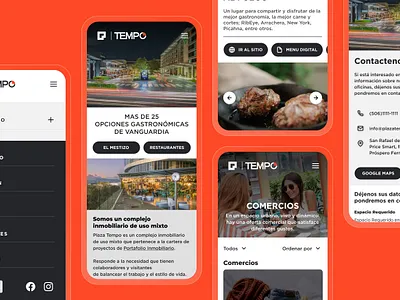 Plaza Tempo UX UI branding ui ux