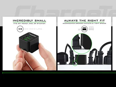 Listing Images - USB Wall Charger by ChargeTech b2b benefits chargetech ecommerce electronics feature images features listing images product images tech