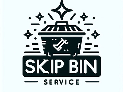 Skip Bin Company Logo Idea design graphic design logo photoshop