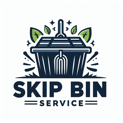 Skip Bin Company Logo Idea design graphic design logo photoshop