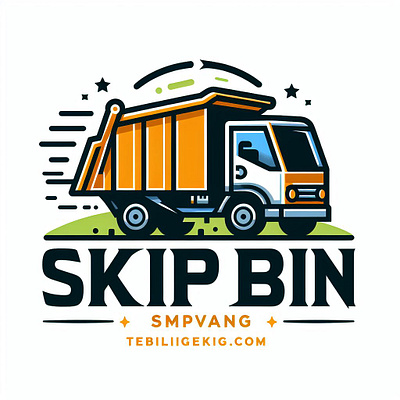 Skip Bin Company Logo Idea design graphic design logo photoshop