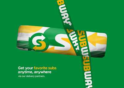 SUBWAY Promotion Kit 3d cafe coffee shop fast food food media kit mockup packaging promotion promotion kit subway