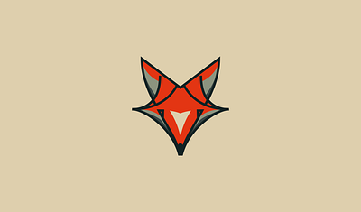 FOX LOGO animal art logo brand mark branding creative fox logo mascot minimal logo minimal logo design