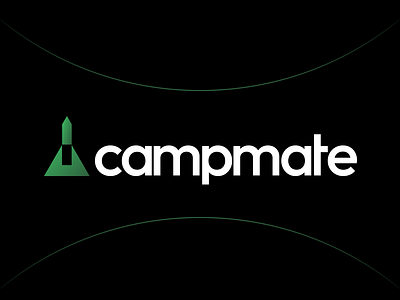 DreamDomains Series.01 – Campmate adventure bento branding camp camping compass domain godaddy logo minimal branding minimalism name new agency night outdoors sleek startup tech url wordmark