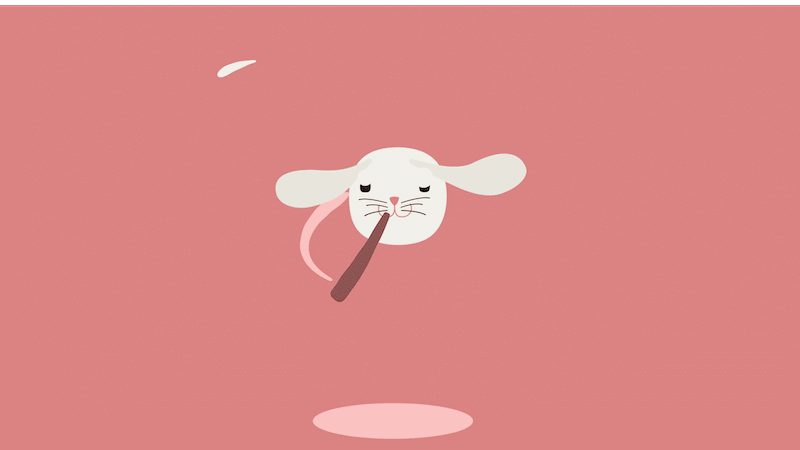 Bounce and Fly Bunny after effects animal animation animation frame by frame bounce bunny character design composition fly frame frame by frame graphics illustration interactive jump motion motion graphics movement procreate dreams rabbit