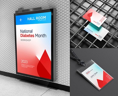 Diabetes Awareness Month Media Kit awareness campaign diabetes document flyer health media media kit medic mockup movement promotion