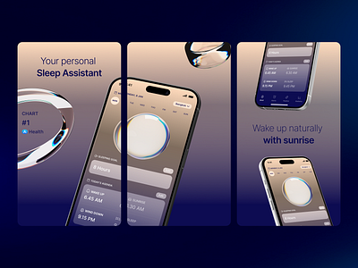 Smart Alarm: Intuitively Wake Up With Sunrise alarm clock alarm design mobile app mobile app design ui ui design ux design