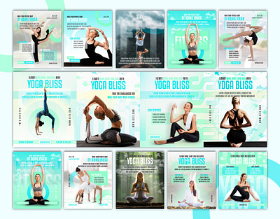 Social media post, Yoga banner design ads advertising banner branding design facebook ads fitness banner graphic design gym fitness illustration instagram banner instagram post post social media banner ui web banner wordpress website yoga