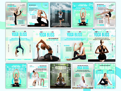 Social media post, Yoga banner design ads advertising banner branding design facebook ads fitness banner graphic design gym fitness illustration instagram banner instagram post post social media banner ui web banner wordpress website yoga