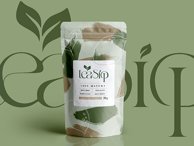 TeaSip Logo Design beveragelogo brand identity creative cupoftea graphic design green leaves logo logodesign logoinspiration minimal professional simple tea teacompany teadesign tealogo tealovers typography