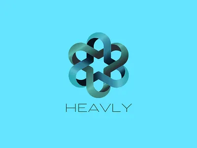 HEAVLY logo branding design graphic design illustration logo vector