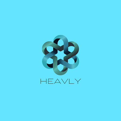 HEAVLY logo branding design graphic design illustration logo vector