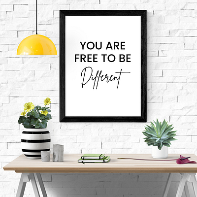 You are Free to Be Different Wall Art