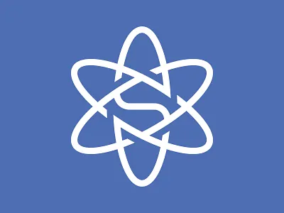 S Orbit Logo available for purchase electrons letter s logo nucleus orbit orbital planet s s logo science science logo typographic