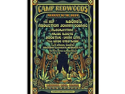 Camp Redwoods Music Campout Shows In Navarro, CA Aug 16-18 2024